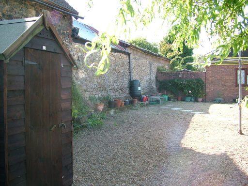 Play ground adjacent to the farm barn